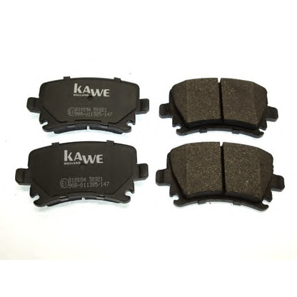 Photo Brake Pad Set, disc brake KAWE 810084