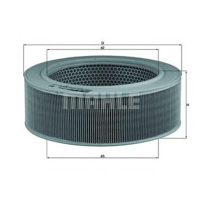 Photo Air Filter MAHLE LX284