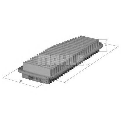 Photo Filtre à air MAHLE LX1611