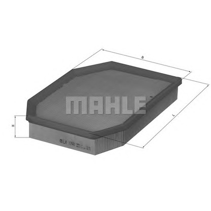 Zdjęcie Filtr powietrza MAHLE LX1741