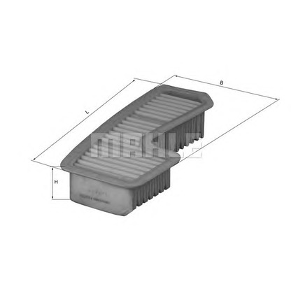 Zdjęcie Filtr powietrza MAHLE LX1936
