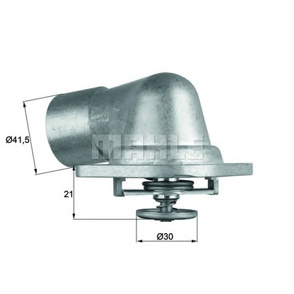 Photo Thermostat, coolant MAHLE TI4692D