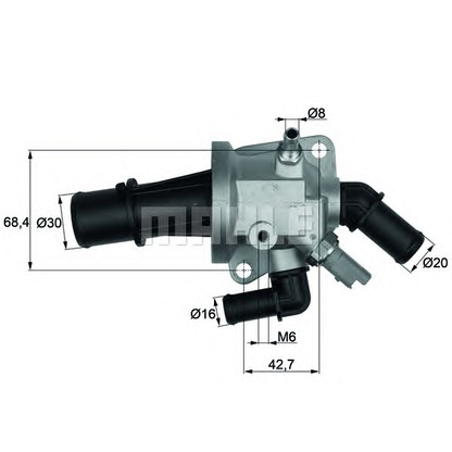 Photo Boîtier du thermostat MAHLE TI15388