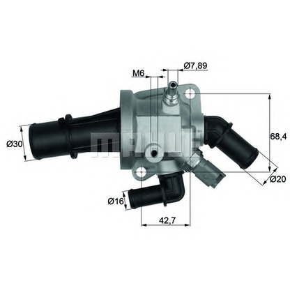 Foto Thermostat, Kühlmittel MAHLE TI16488