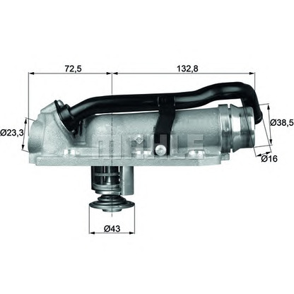 Photo Thermostat, coolant MAHLE TM8105