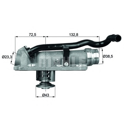 Photo Thermostat, coolant MAHLE TM9105