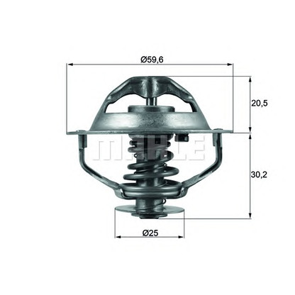 Foto Thermostat, Kühlmittel MAHLE TX10790D