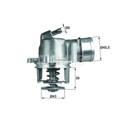 Foto Thermostat, Kühlmittel MAHLE TI20887D