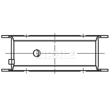 Photo Main Bearings, crankshaft MAHLE 001FL10322000