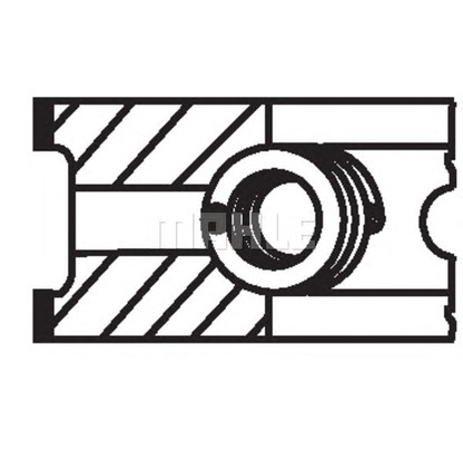 Foto Kolbenringsatz MAHLE 08176N1