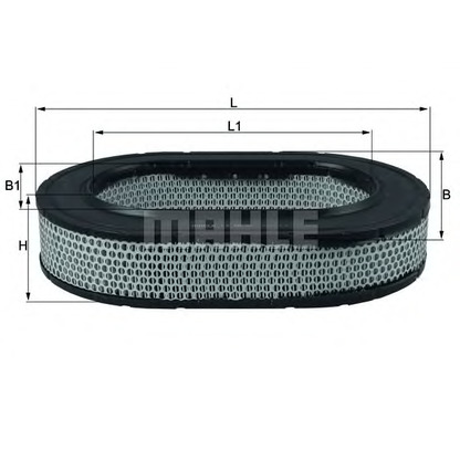 Photo Air Filter MAHLE LX86