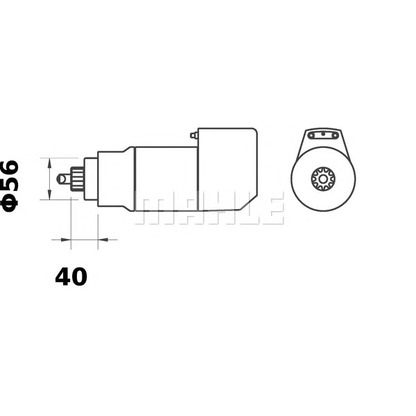 Foto Motor de arranque MAHLE MS515