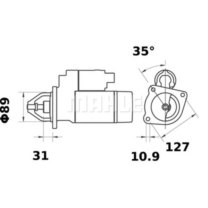 Photo Démarreur MAHLE MS439