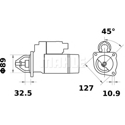 Photo Démarreur MAHLE MS400