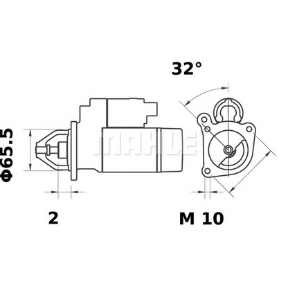 Фото Стартер MAHLE MS375