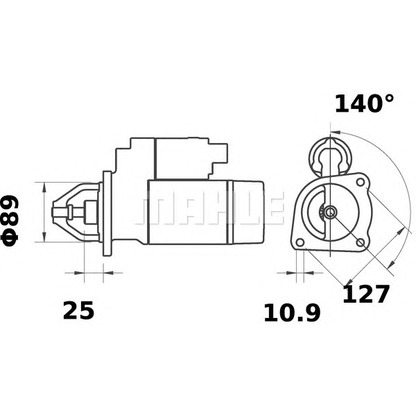 Photo Démarreur MAHLE MS223