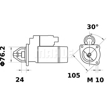 Photo Démarreur MAHLE MS55