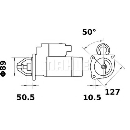 Foto Motorino d'avviamento MAHLE MS41