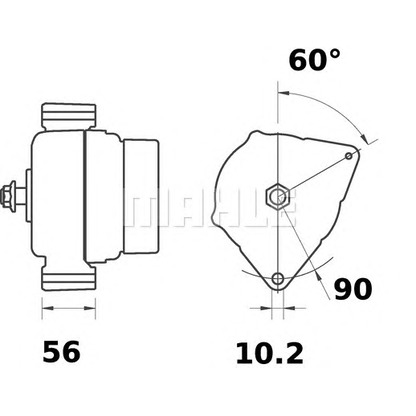 Foto Generator MAHLE MG648