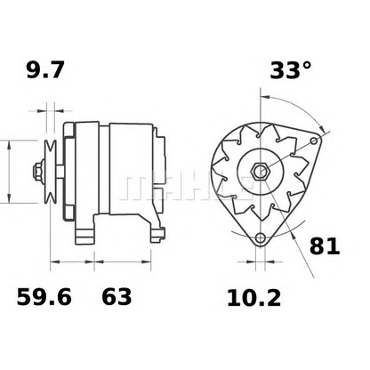 Foto Alternatore MAHLE MG510