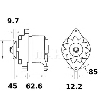 Zdjęcie Alternator MAHLE MG399