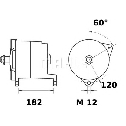 Foto Alternatore MAHLE MG391