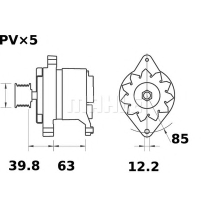 Foto Alternatore MAHLE MG361