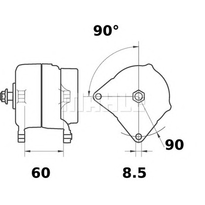 Foto Alternatore MAHLE MG364