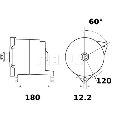 Foto Alternatore MAHLE MG326