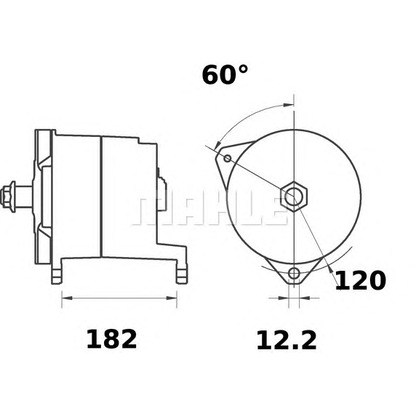 Zdjęcie Alternator MAHLE MG298