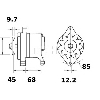 Foto Alternador MAHLE MG258