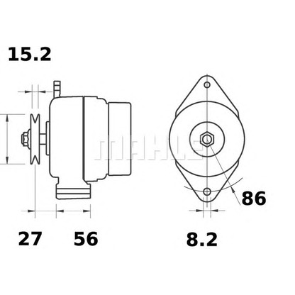 Foto Alternatore MAHLE MG251