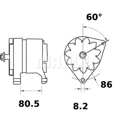 Zdjęcie Alternator MAHLE MG216