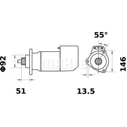 Photo Starter MAHLE MS586