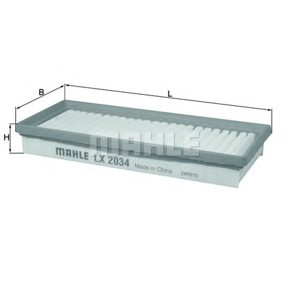 Zdjęcie Filtr powietrza MAHLE LX2034