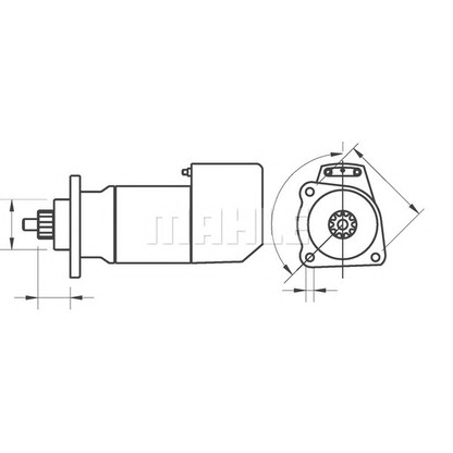 Photo Starter MAHLE MS669