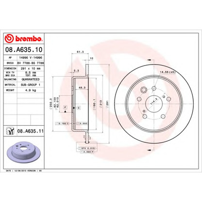 Photo Brake Disc BRECO BS7788