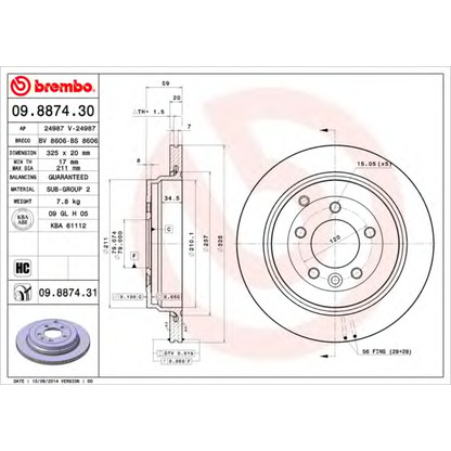 Foto Disco de freno BRECO BS8606