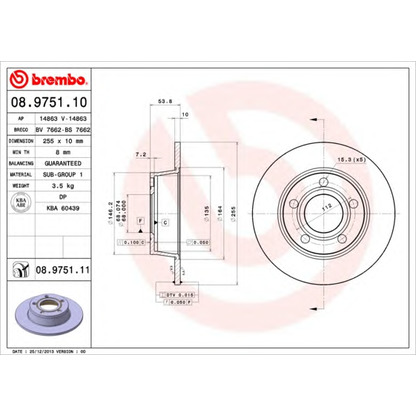 Photo Brake Disc BRECO BV7662