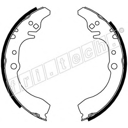 Photo Brake Shoe Set fri.tech. 1026348