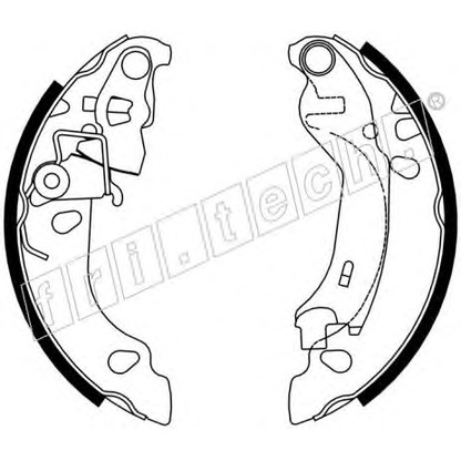 Photo Brake Shoe Set fri.tech. 1034107