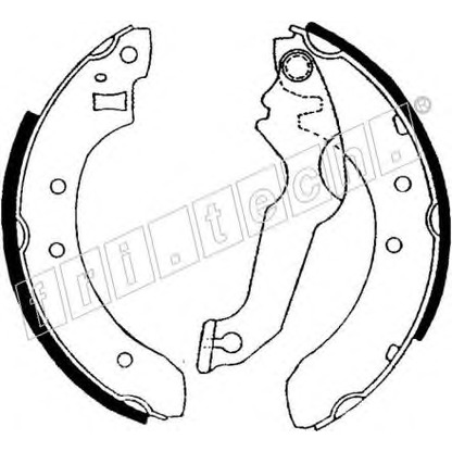 Photo Brake Shoe Set fri.tech. 1040115