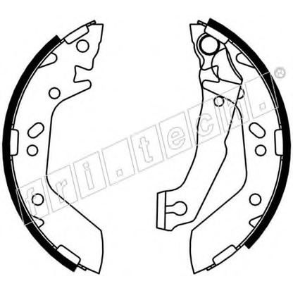 Photo Brake Shoe Set fri.tech. 1046205