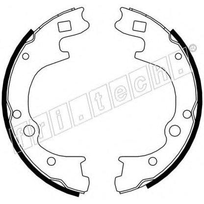 Photo Brake Shoe Set fri.tech. 1046209