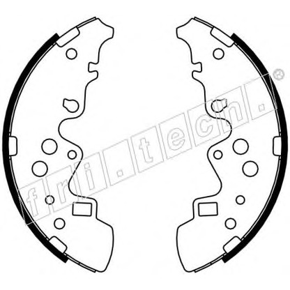 Фото Комплект тормозных колодок fri.tech. 1049158