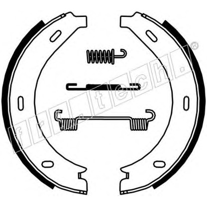 Photo Brake Shoe Set, parking brake fri.tech. 1052123K