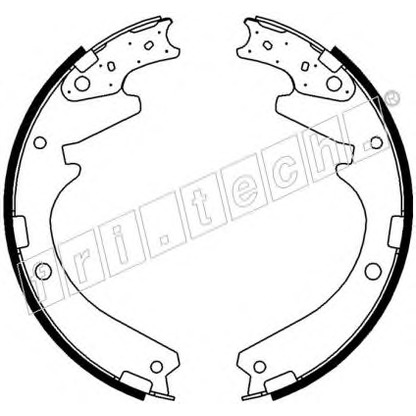 Photo Brake Shoe Set fri.tech. 1064173