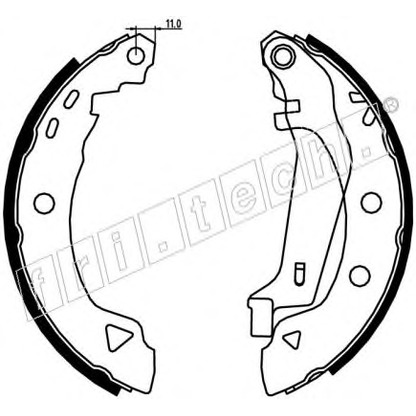 Foto Juego de zapatas de frenos fri.tech. 1088218Y