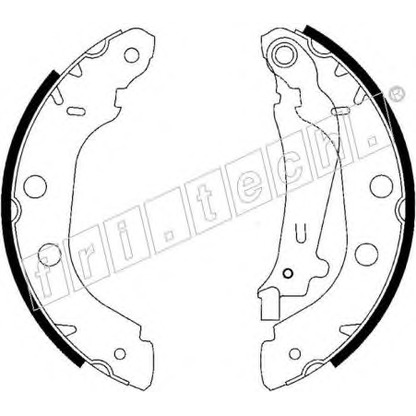 Photo Brake Shoe Set fri.tech. 1088226