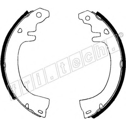 Photo Brake Shoe Set fri.tech. 1100207